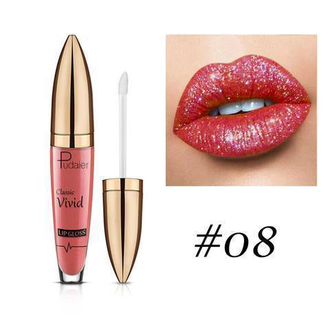 Pudaier Diamond Shiny Lipstick 【18 Colors✨】