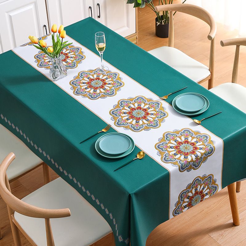 Luxury Oval PVC Tablecloth