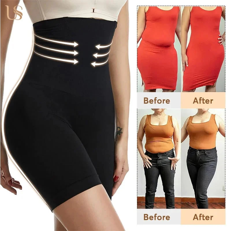 Super Fit™ High Waisted ShapeWear Shorts【Black Color】