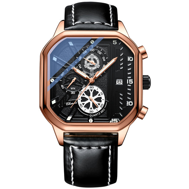 CHENXI Square Leather Watch