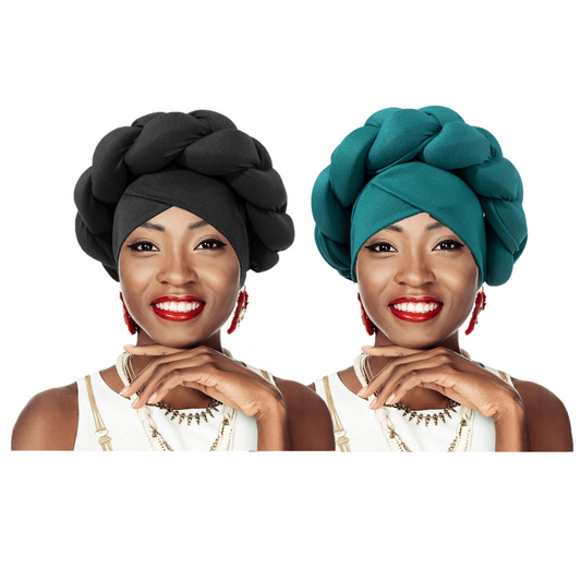 Women's Turban Cap Head Wrapć2 PCS/PACKć