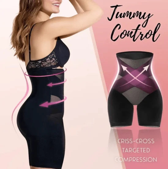 Cross Compression Abs & Booty High Waisted Shaper