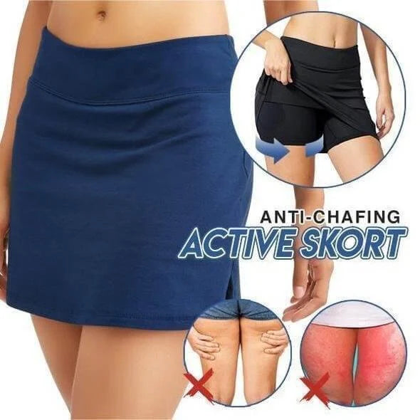 High Waist Skirt Shorts