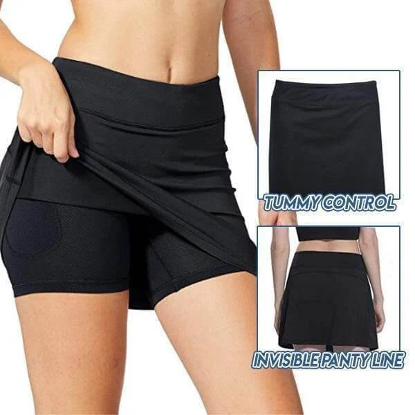 High Waist Skirt Shorts