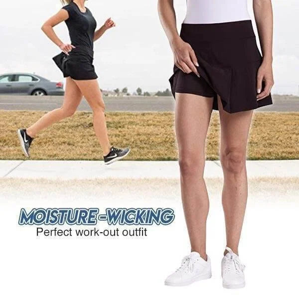 High Waist Skirt Shorts