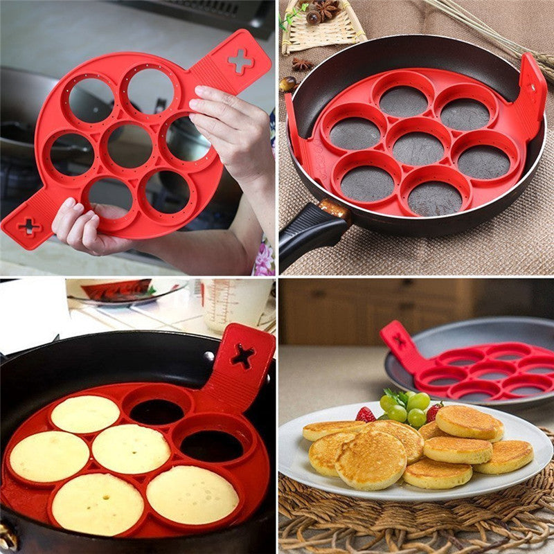 Flip Cooker Silicone Non Stick Fantastic Egg Pancake Maker