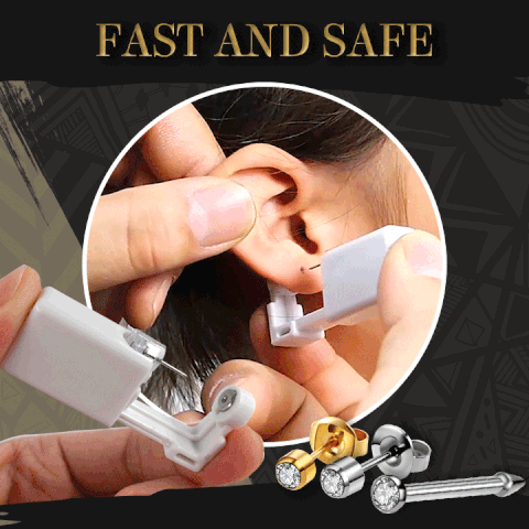 Fashion Golden Oval Earrings