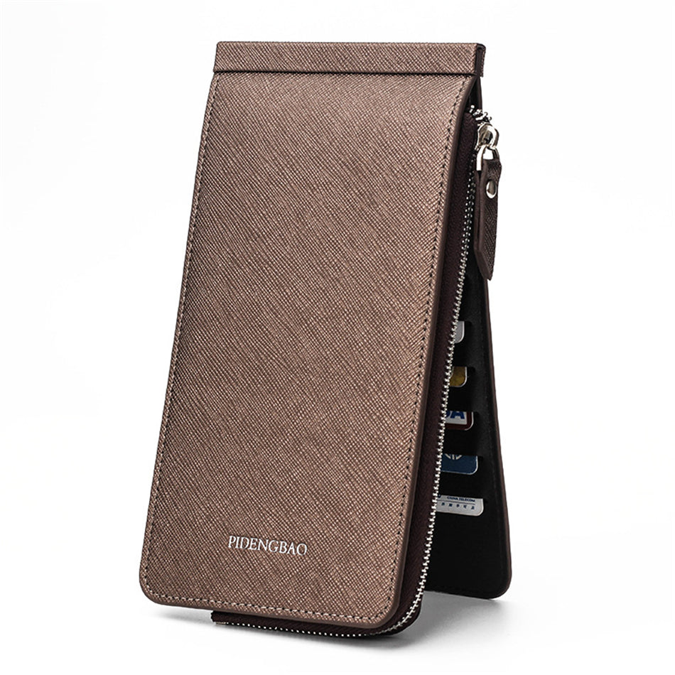 Women / Men Long Credit Card Wallet Multi Card Case