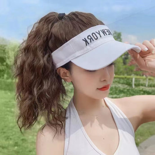 ćMega Saleš„ćOutdoor Cap Curly Wig