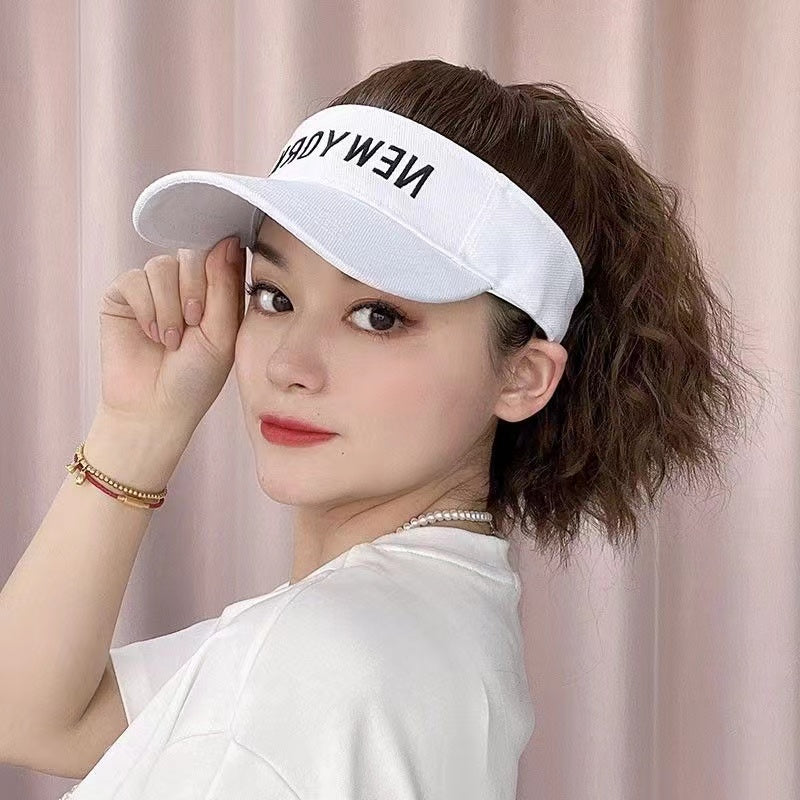 【Mega Sale🔥】Outdoor Cap Curly Wig