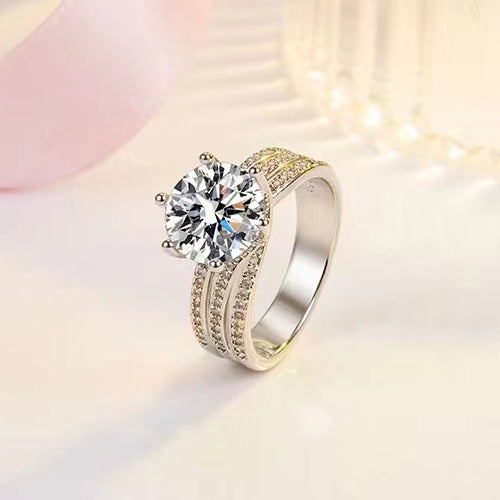 3 Carat Super Sparkling Diamond Ring