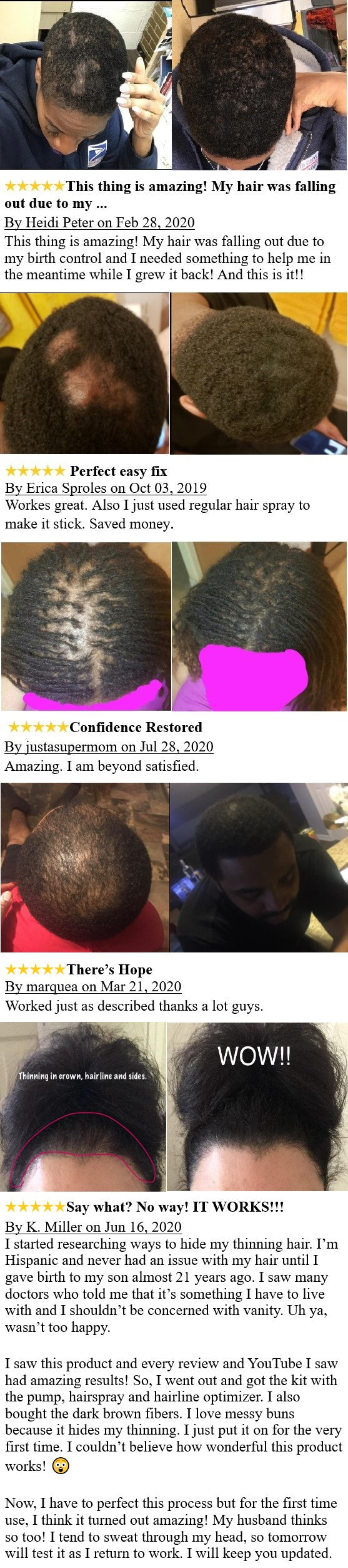 Hair Building Natural Keratin Fibers