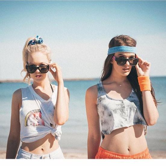 Slap-On Folding Polarised Sunglasses