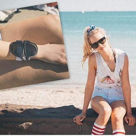 Slap-On Folding Polarised Sunglasses