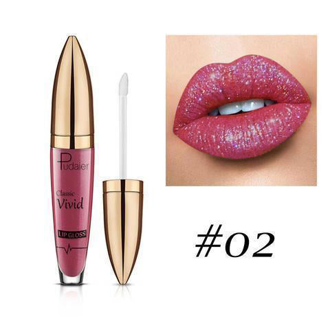 Pudaier Diamond Shiny Lipstick 【18 Colors✨】