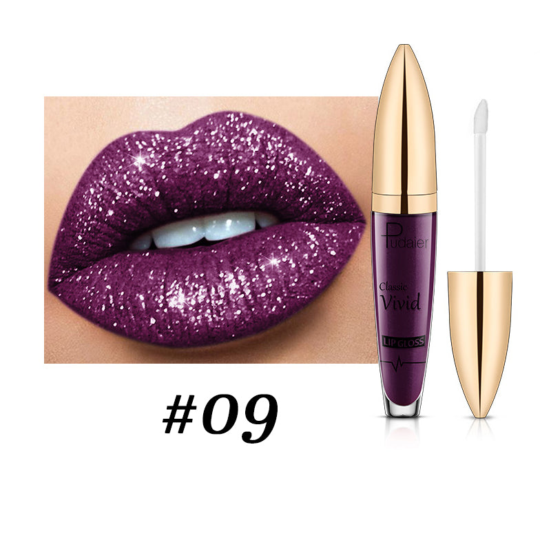 Pudaier Diamond Shiny Lipstick 【18 Colors✨】