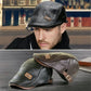 Leather Beret Hat