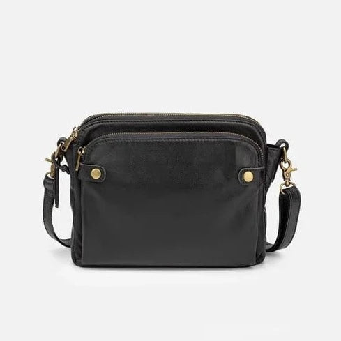 Three-Layer Leather Crossbody Shoulder & Clutch Bag