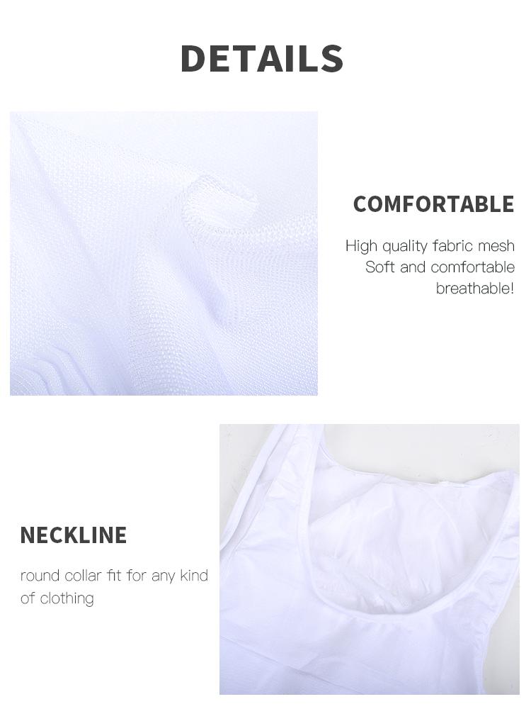Men's Slimming Body Shaper Vest Shirt Abs Abdomen Slim【White Color】