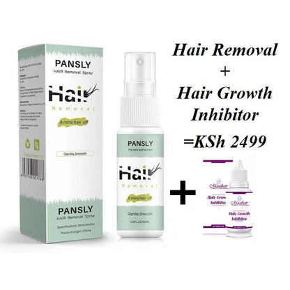 Hair Removal Spray + Hair Growth Inhibitor