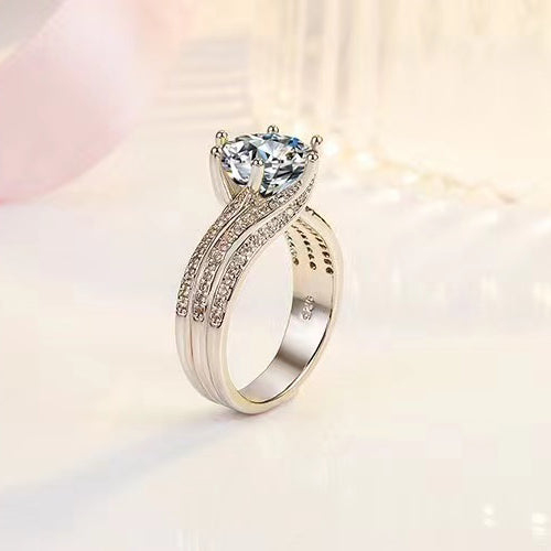 3 Carat Super Sparkling Diamond Ring