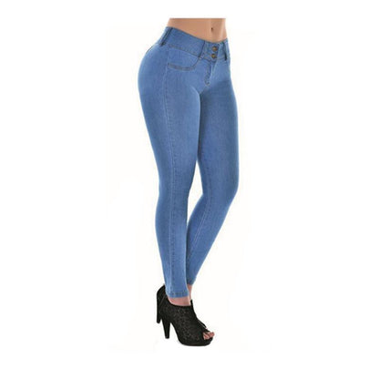 Tisodo Super Stretch™ Skinny Jeans【Blue/Dark Blue】