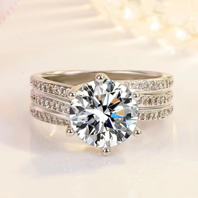 3 Carat Super Sparkling Diamond Ring