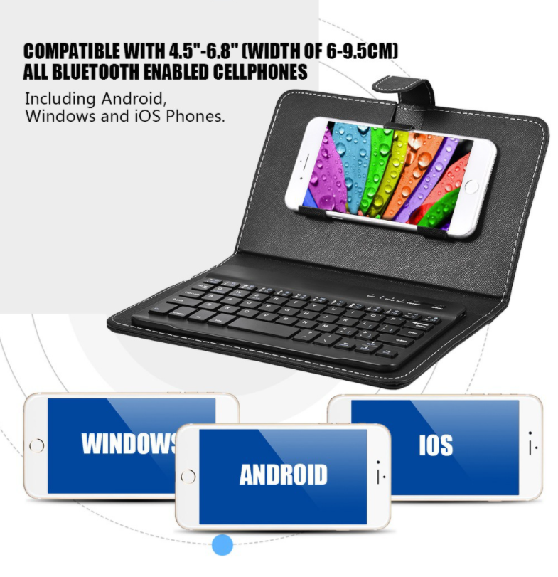 Wireless Bluetooth Keyboard For iPhone Or Android